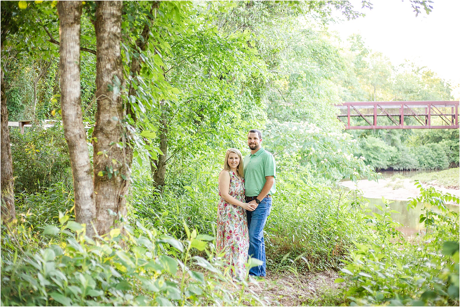 Lake Conestee Mauldin SC Engagement Photos Courtney & HT