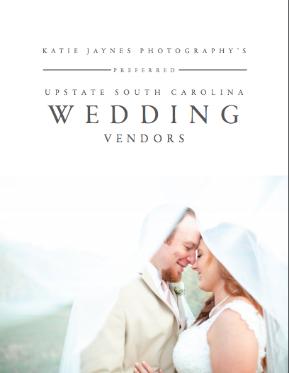 Upstate South Carolina Wedding magazine of vendors