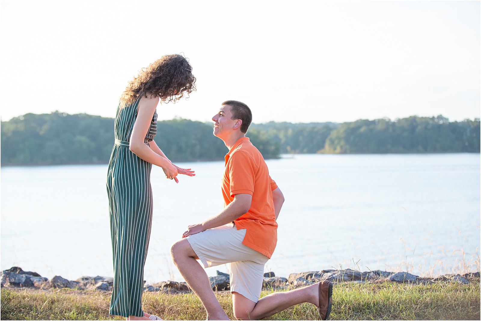 Man proposing in Clemson SC