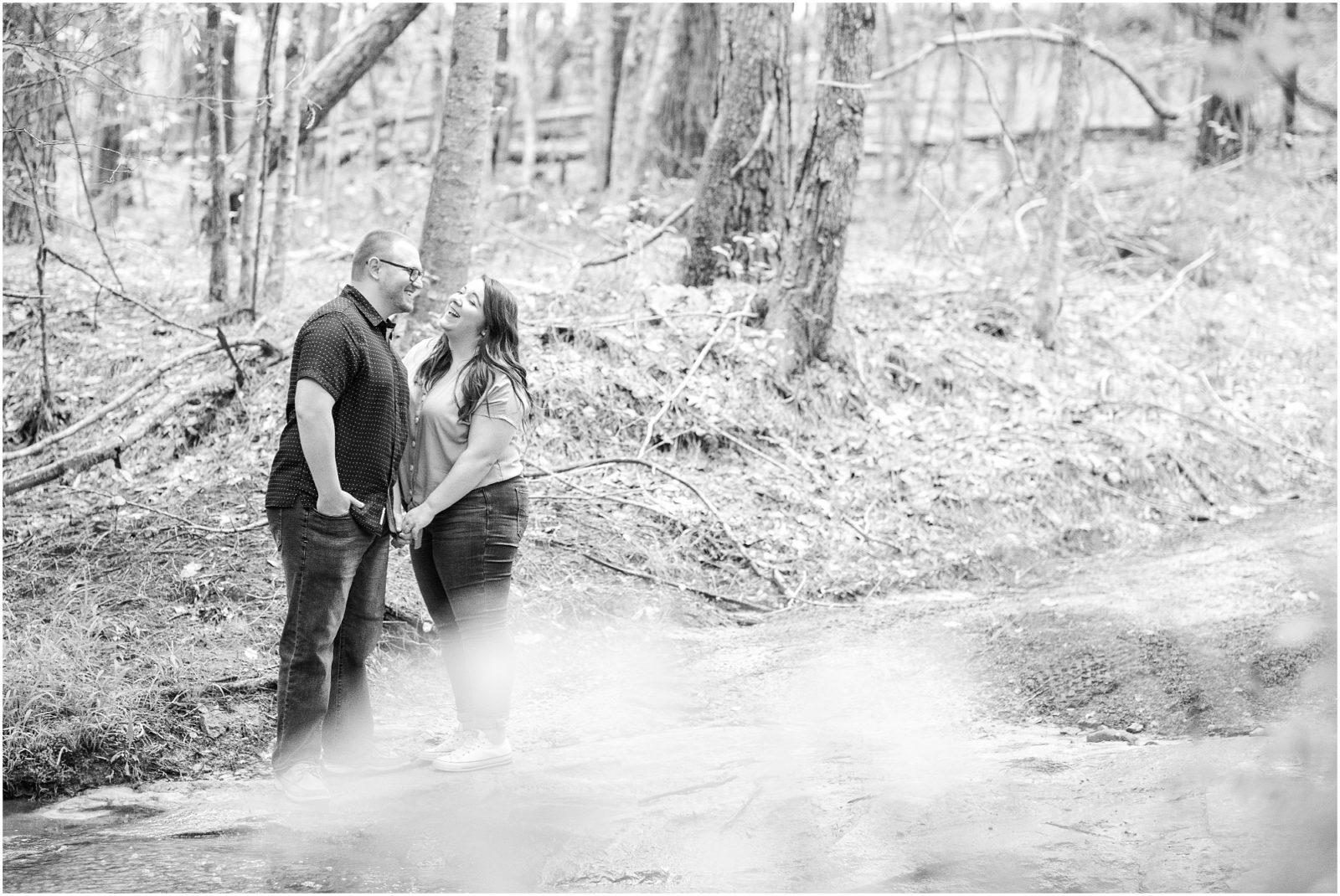 Columbia SC woods engagement session