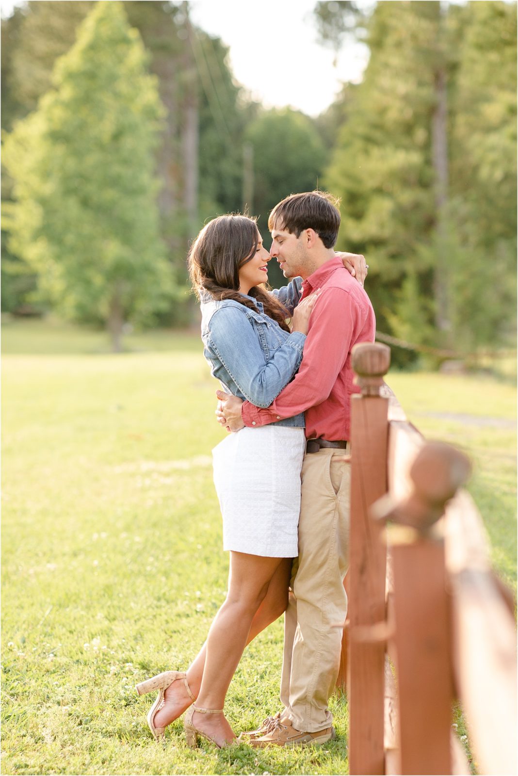 Columbia engagement photography session at rustic barn