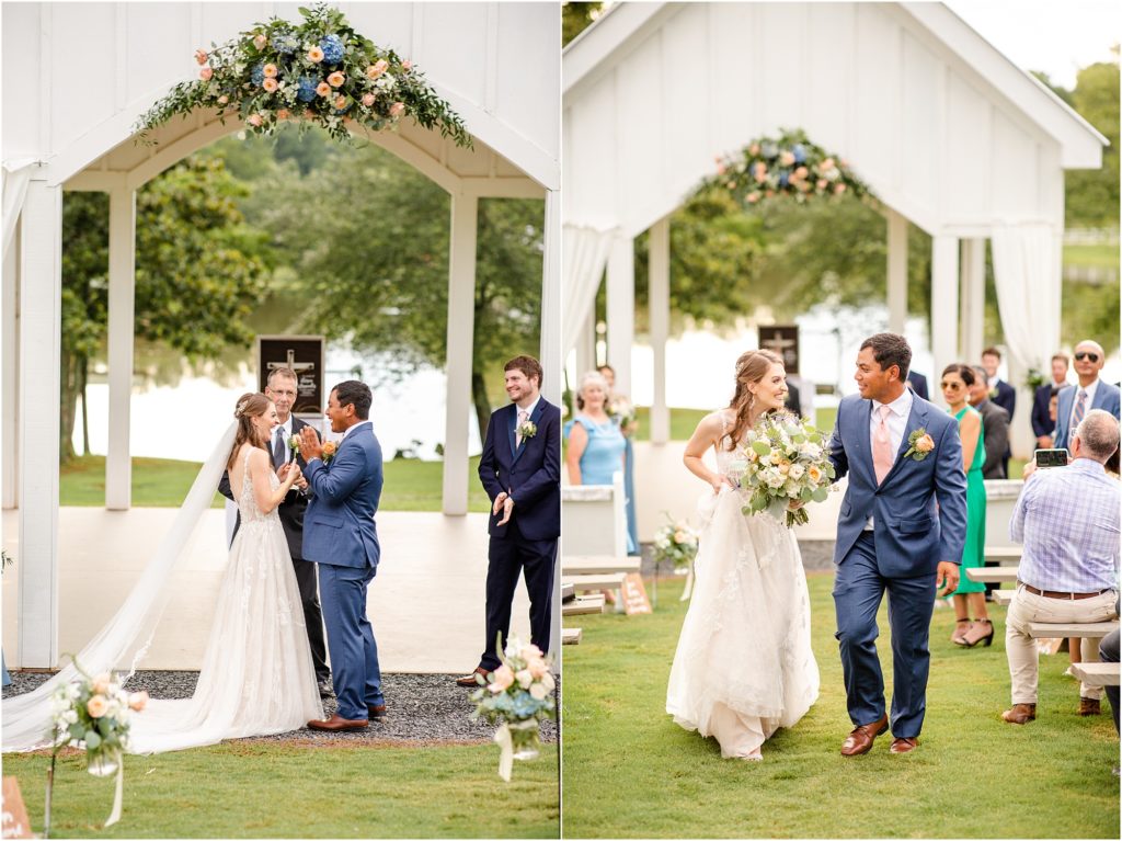 Outdoor wedding at South Wind Ranch