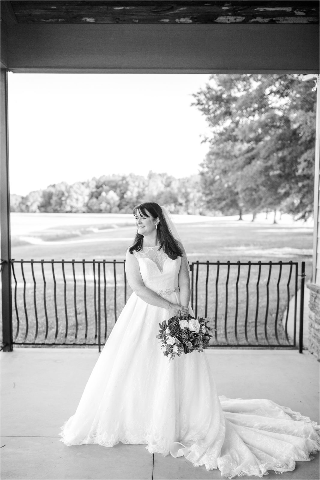 Bride at The Oaks in Anderson