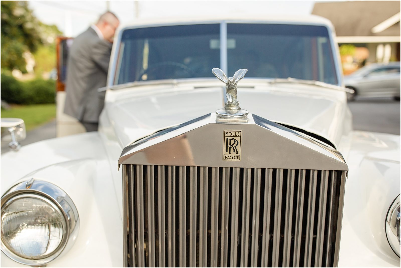 Rolls Royce car at a wedding