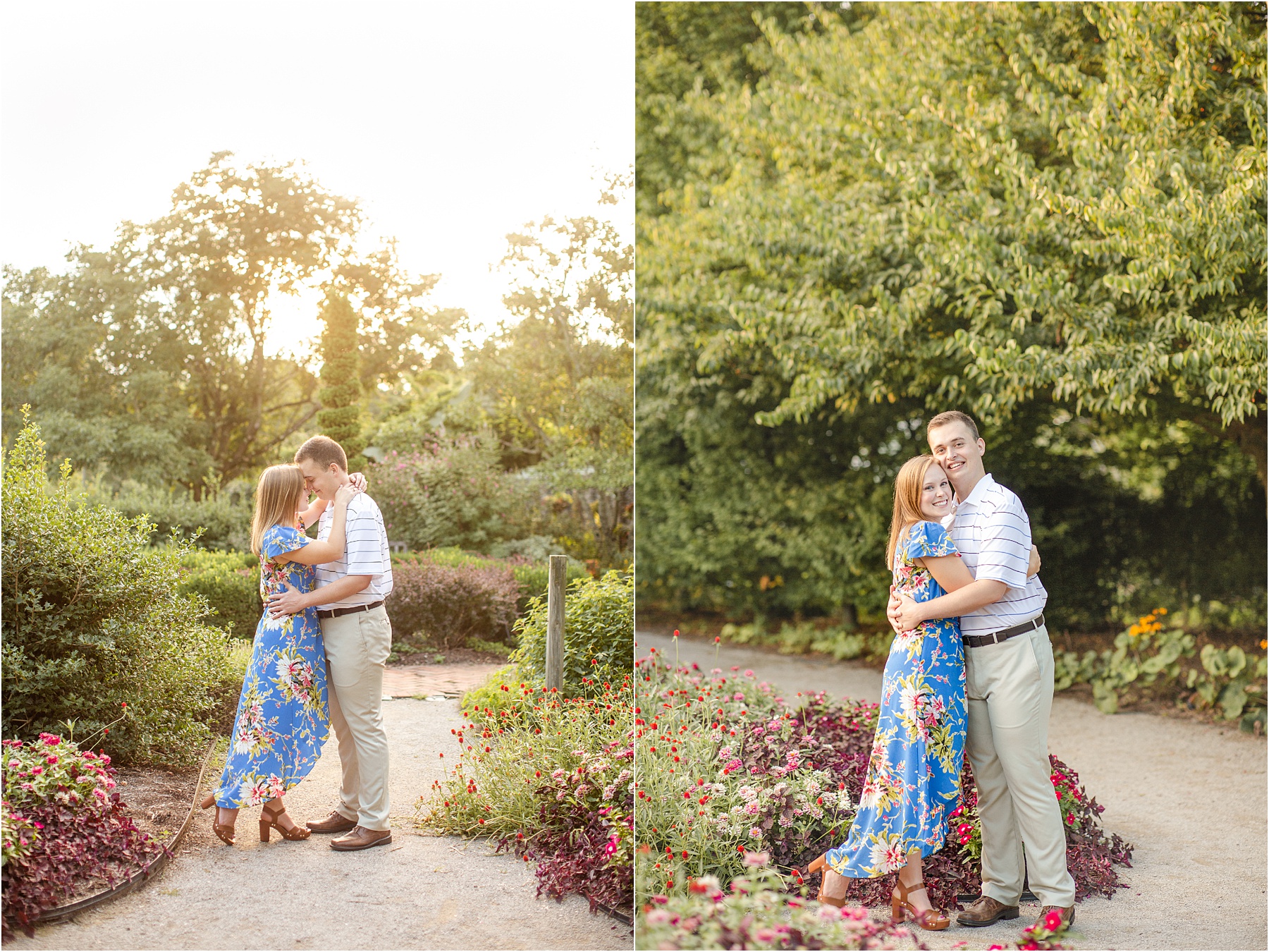 Engagement pictures of couple in Kentucky