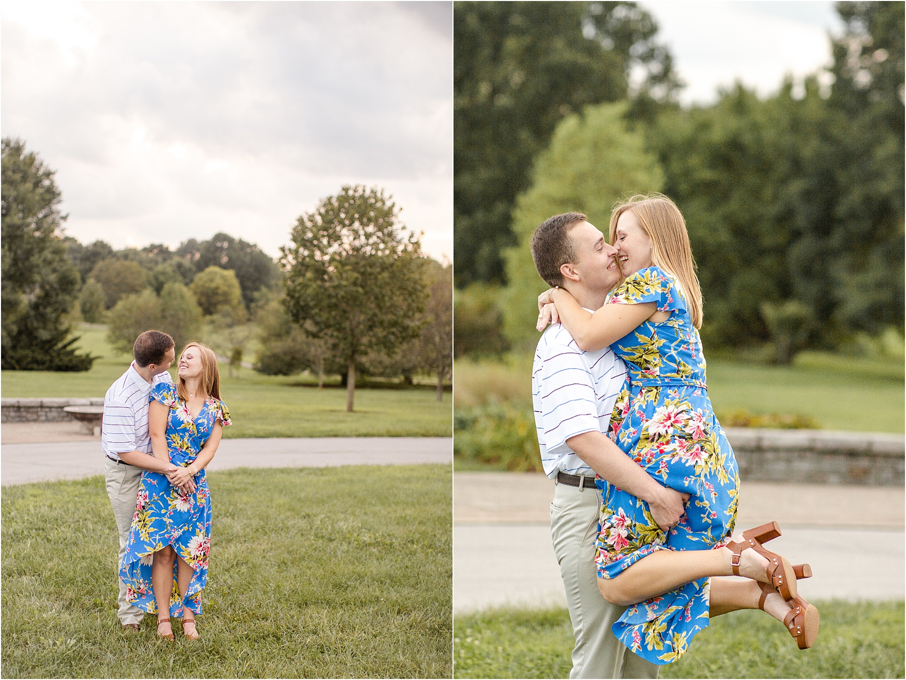 University of Kentucky couple laughing at each other